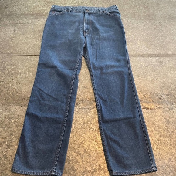 Vintage Levi’s For Men Skosh More Comfort Orange Tab Denim Jeans Mens 36 / 37 - Picture 2 of 16